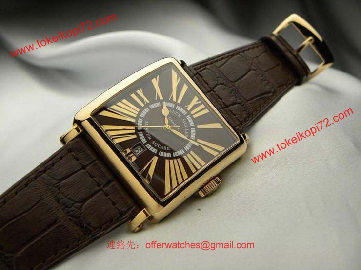 腕時計 コピー FRANCK MULLER フランクミュラー 激安 マスタースクエア 6000HSCDTRELIEF