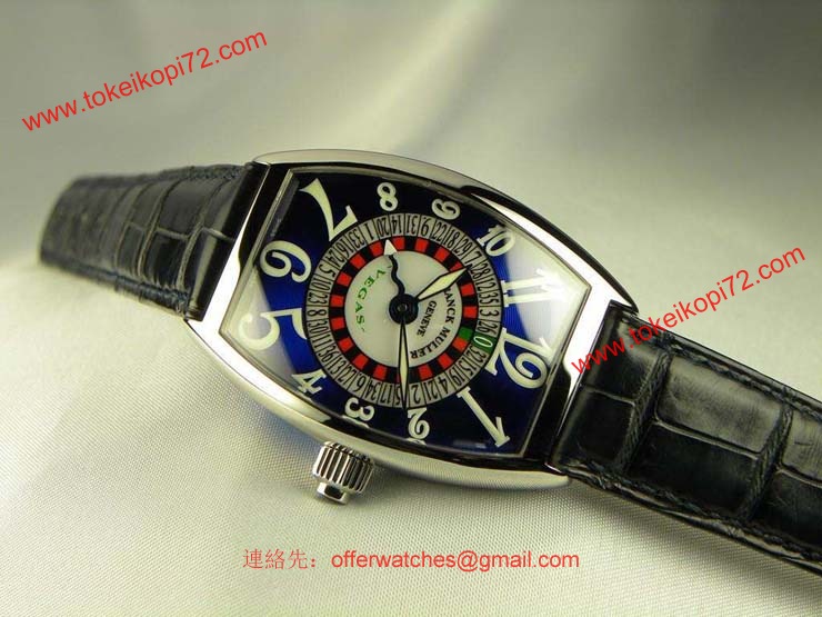 FRANCK MULLER フランクミュラー スーパーコピー時計 ヴェガス ブルーダイヤル 5850VEGAS