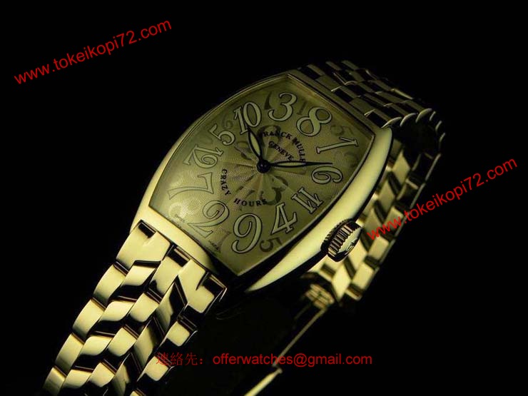 腕時計 コピー FRANCK MULLER フランクミュラー 激安 クレイジーアワーズ ブレスレット 5850CH 