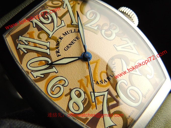 フランク・ミュラー コピー 時計 カサブランカ カモフラージュ ベージュ 5850CBRCAMOU AC Beige