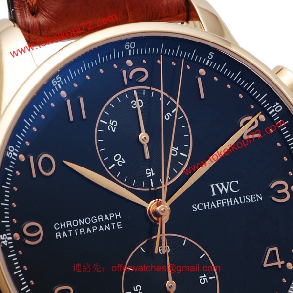 ブランド IWC時計スーパーコピー ポルトギーゼ クロノグラフ ラトラパントIW371210