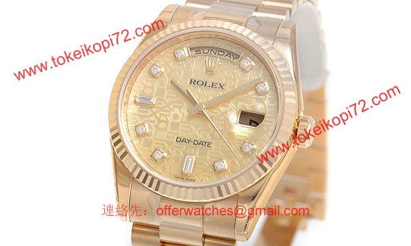 ロレックス(ROLEX) 時計 デイデイト 118238NCA