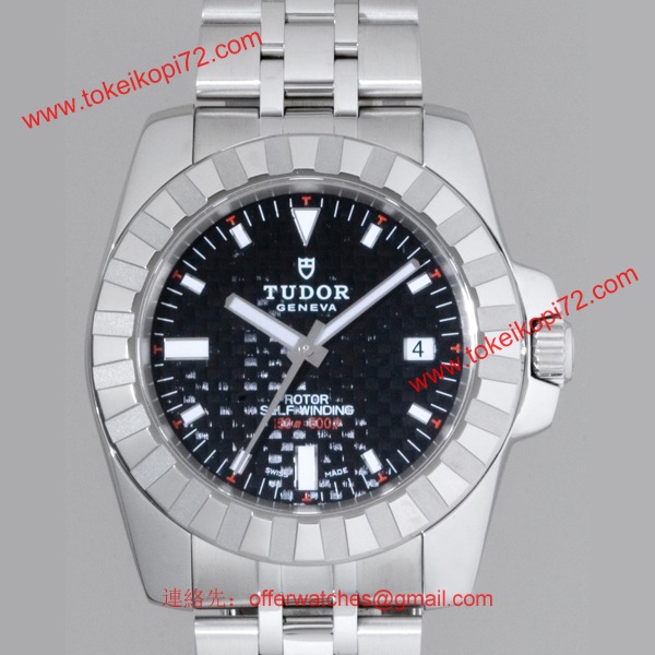 チュードル Tudor腕時計コピー スポーツ 5列ブレス ブラックカーボン 20010