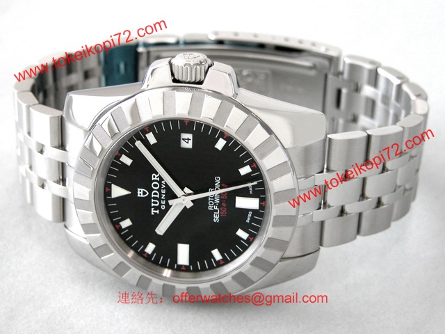 チュードル Tudor腕時計コピー スポーツ 5列ブレス ブラックカーボン 20010