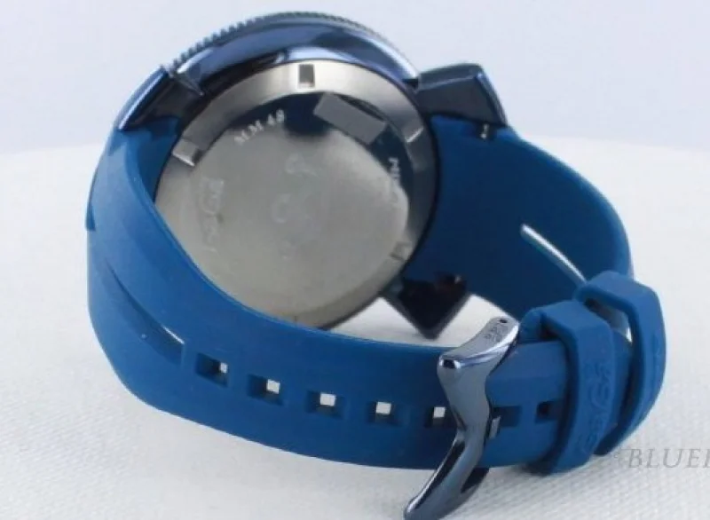 ガガミラノ時計コピークロノ48mm ラバー ブラック メンズ 6050.2