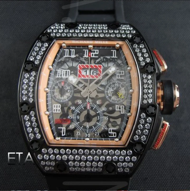 リシャール・ミル時計コピーフェリペ・マッサ, Asian 7750搭載RM 011-16