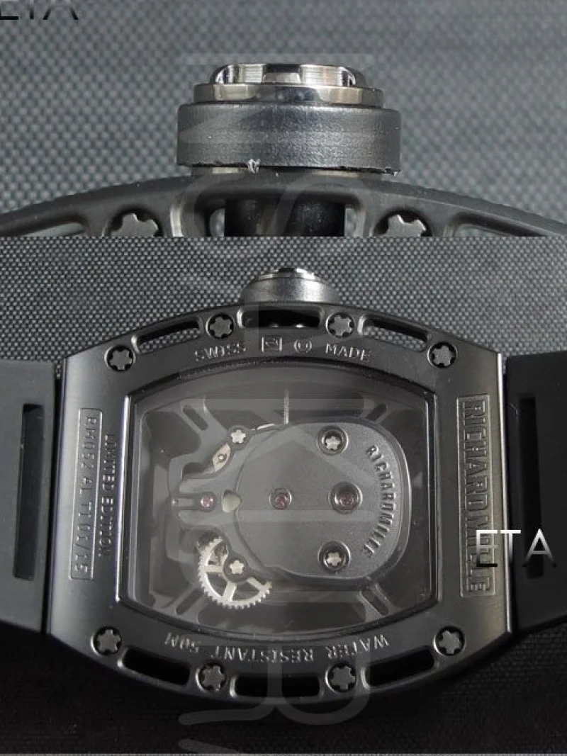 リシャール・ミル時計コピー トゥールビヨン スカル,SWISS ETA 2671搭載超安