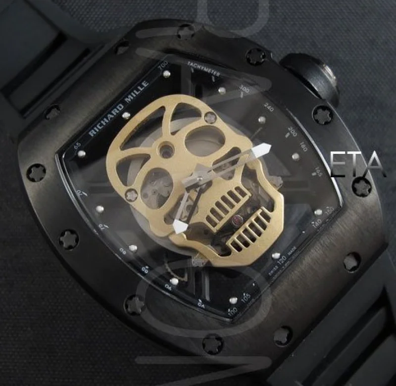 リシャール・ミル トゥールビヨン スカル,SWISS ETA 2671搭載新品
