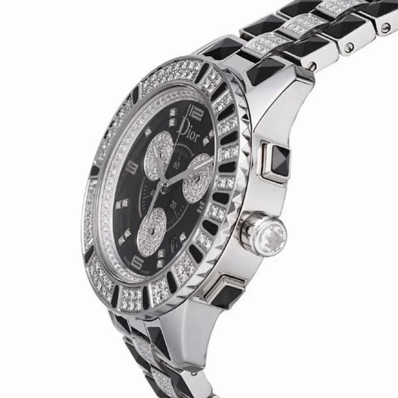 クリスチャン·ディオール Christian Dior 新品 クリスタル クロノグラフコピー CD11431IR001 時計