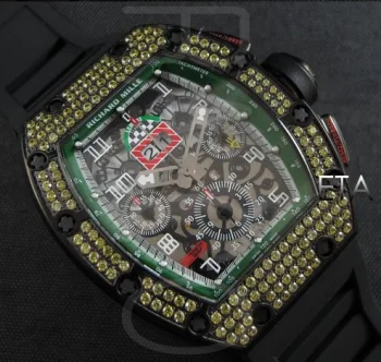 リシャール・ミル時計コピーフェリペ・マッサ, Asian 7750搭載 28800振動新作