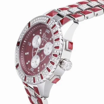 クリスチャン·ディオール Christian Dior 新品 クリスタル クロノグラフ コピーCD11431FM001 時計