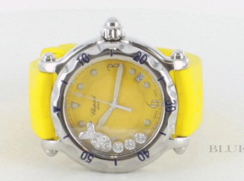 ショパール時計コピー CHOPARD ピンクサファイア ラバー ピンクシェル レディース 28/8950