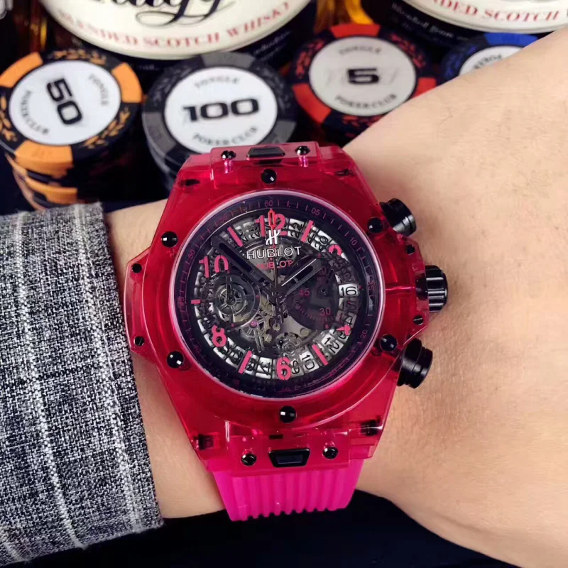 ウブロ ブラック系 【2017新作】HUBLOT スーパーコピー 時計 411.CI.1110.RXY