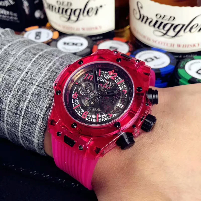 ウブロ ブラック系 【2017新作】HUBLOT スーパーコピー 時計 411.CI.1110.RXY