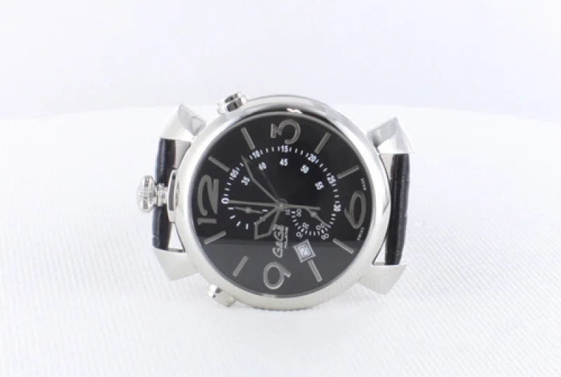 ガガミラノ スーパーコピー THIN CHRONO 46MM 18ｋPGコーティング 時計 5098.03BW