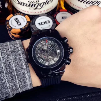 ウブロ ブラック系 【2017新作】HUBLOT スーパーコピー 時計 411.CI.1110.RXY