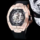 ウブロ H3123n700 HUBLOT x サン ブルー タトゥー幾何学模様ケースH82n700