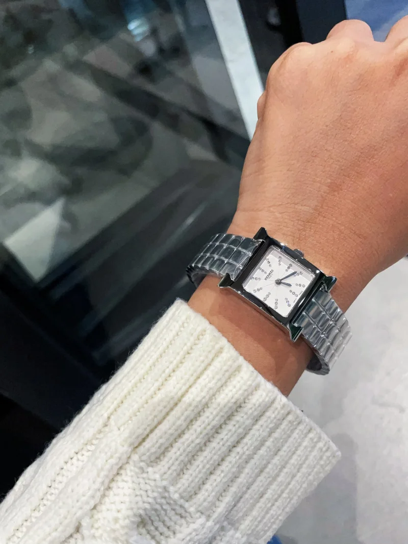 HERMES エルメス時計コピー Hウォッチ ブレスレット HH1.210.131/4804 ホワイト
