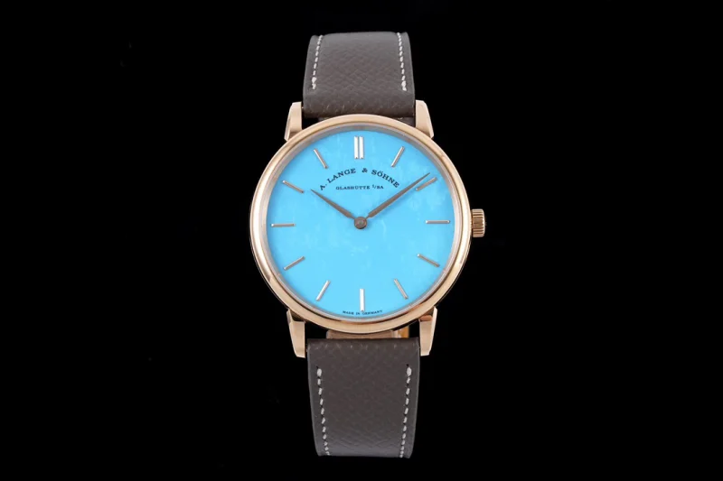ランゲゾーネコピー SAXONIA ブルー2針のデザイン自動巻き8101SA52