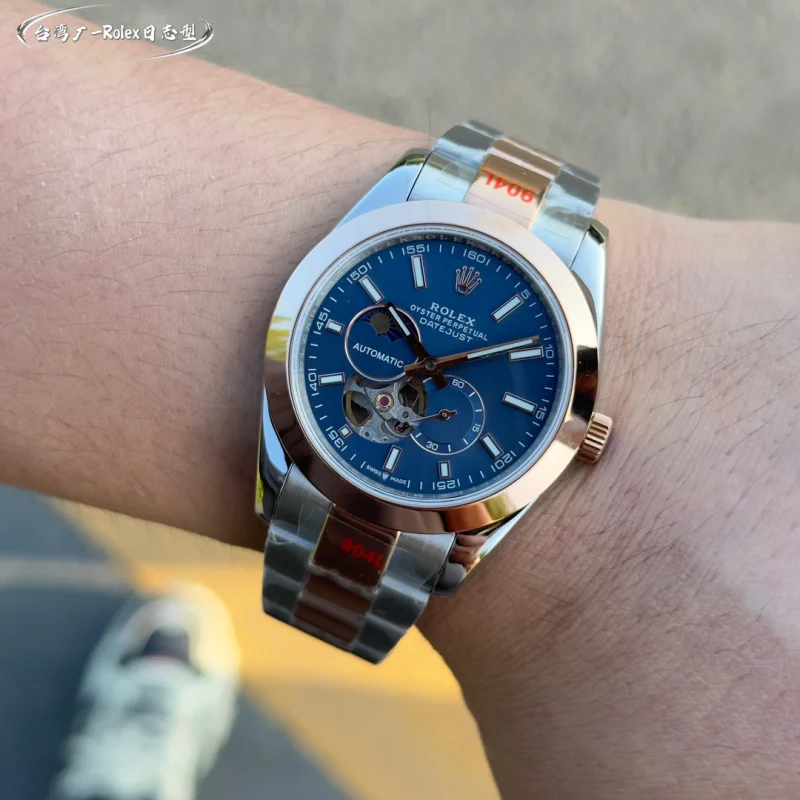ロレックスコピー時計ブランド デイトジャスト ローズゴールド美品16939LV[6]
