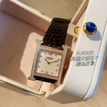 ダイヤモンド エルメス ウール H レディース ブランドコピー時計H802076