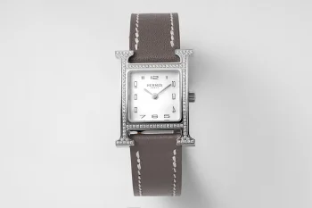 エルメス ウール H ダイヤモンド高級時計 マザーオブパールH082926