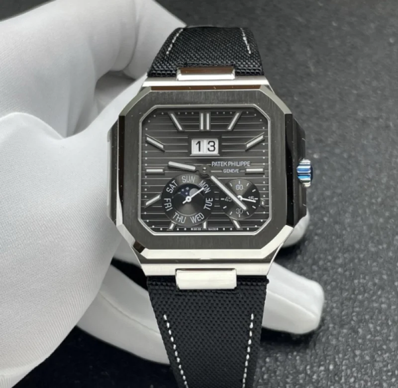 P1工場 パテックフィリップレプリカ キュビタス 5822/1210 グリーン ムーンフェイズ