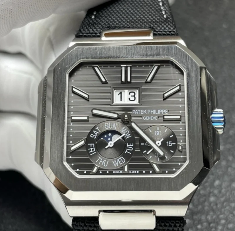 P1工場 パテックフィリップレプリカ キュビタス 5822/1210 グリーン ムーンフェイズ