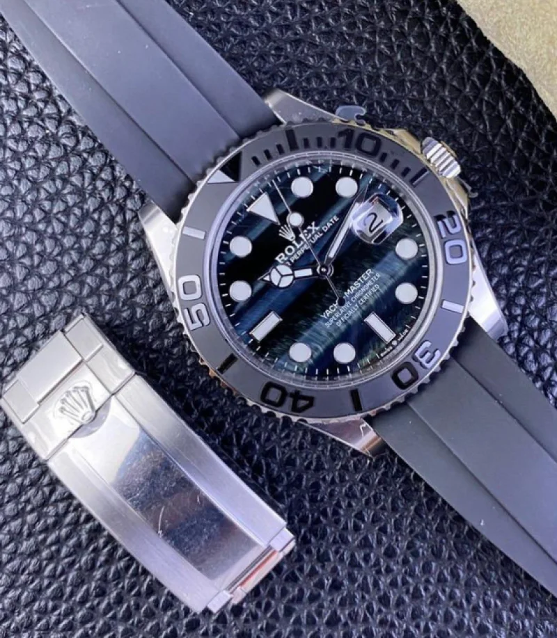 CLEAN工場 ロレックス ヨットマスターメンズ腕時計 42 ホークズアイ 文字盤 3235自動巻き