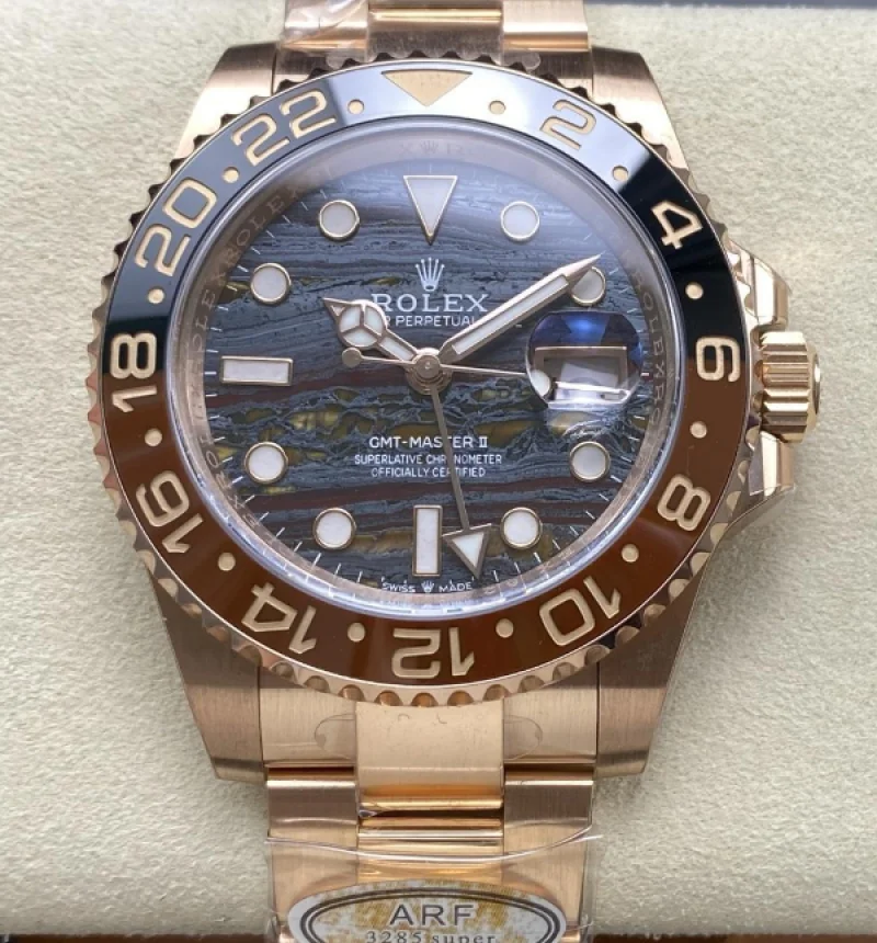AR工場 ロレックス GMTマスター II カフェオレベゼル 40ＭＭ 自動巻き3285