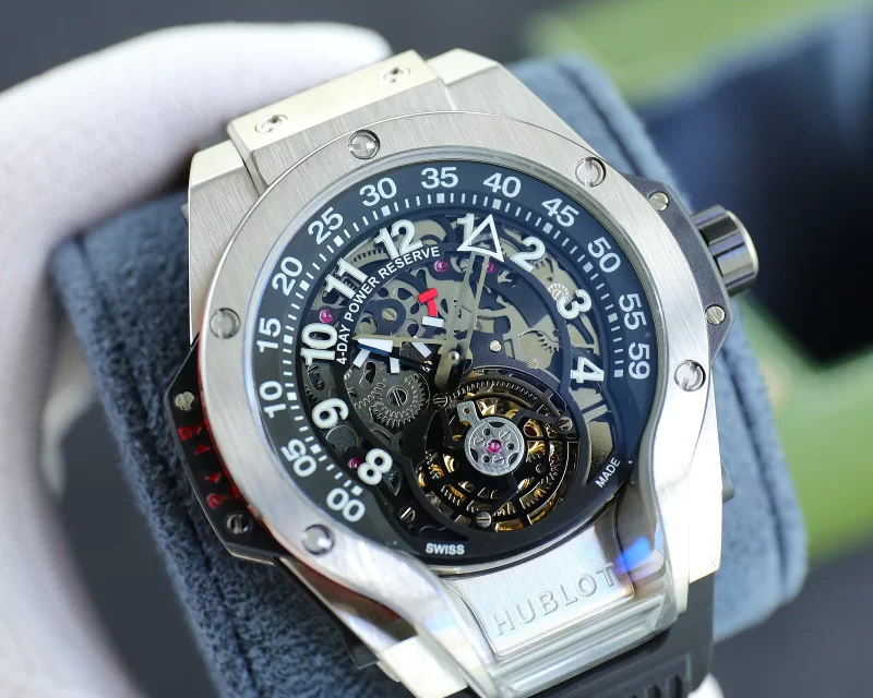 ウブロ MP‑13 新作 2 軸トゥールビヨン・バイレトログラード表示搭載 コンプリケーション