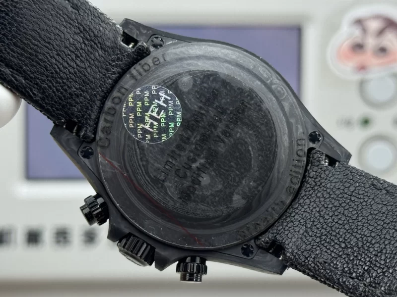 KR 新作 デイトナスーパーコピー時計 40mm 丹東 4130/4801 ムーブ カーボンケープ クロノグラフ116506
