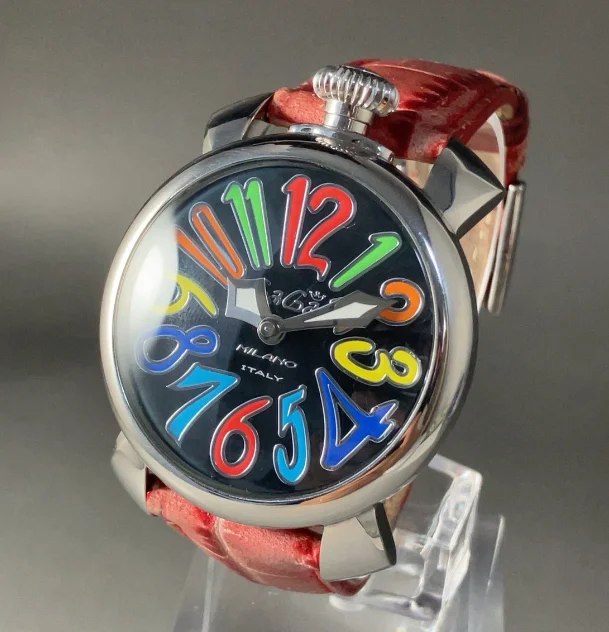 ガガミラノ コピー腕時計マニュアーレ40mm レザー ブラック ボーイズ 5020.2
