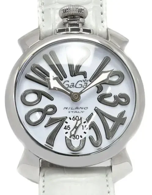 ガガミラノ腕時計コピー マニュアーレ48mm 手巻き スモールセコンド ラバー ブラック メンズ 5016.9
