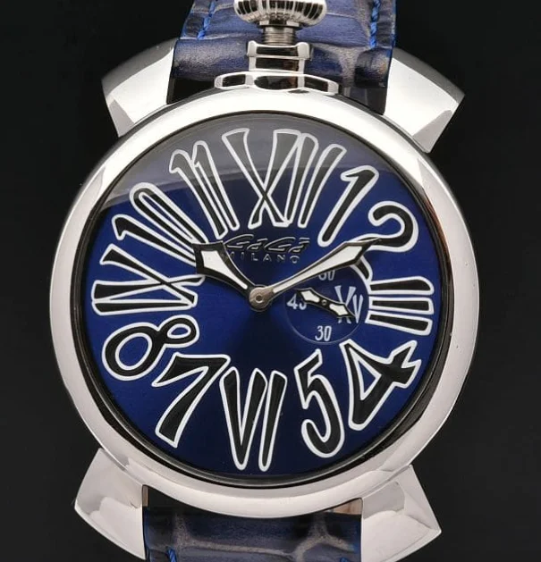 ガガミラノ コピー腕時計スリム46mm スモールセコンド レザー PGPパープル メンズ 5085.3