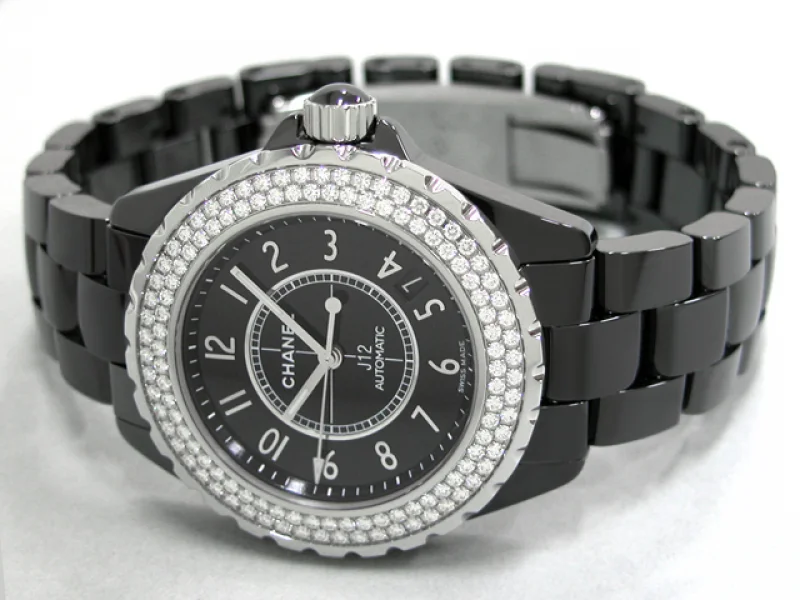 シャネル CHANEL時計 J12 38mm ブラックセラミック ベゼルダイヤ ブラック H0950 シャネル CHANEL時計 J12 38mm ブラックセラミック ベゼルダイヤ ブラック H0950