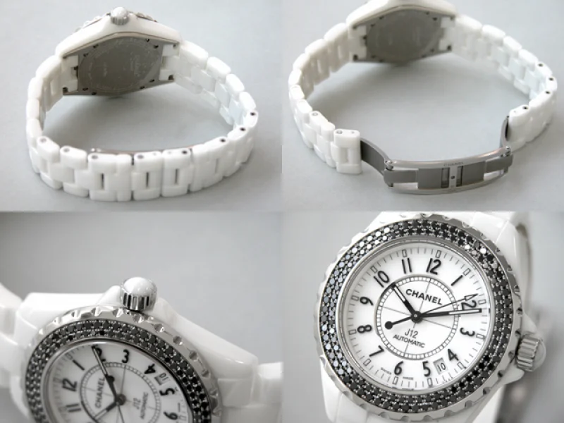 シャネル CHANEL時計 J12 38mm　ブラックセラミック　ベゼルダイヤ ブラック H0950 スーパーコピー