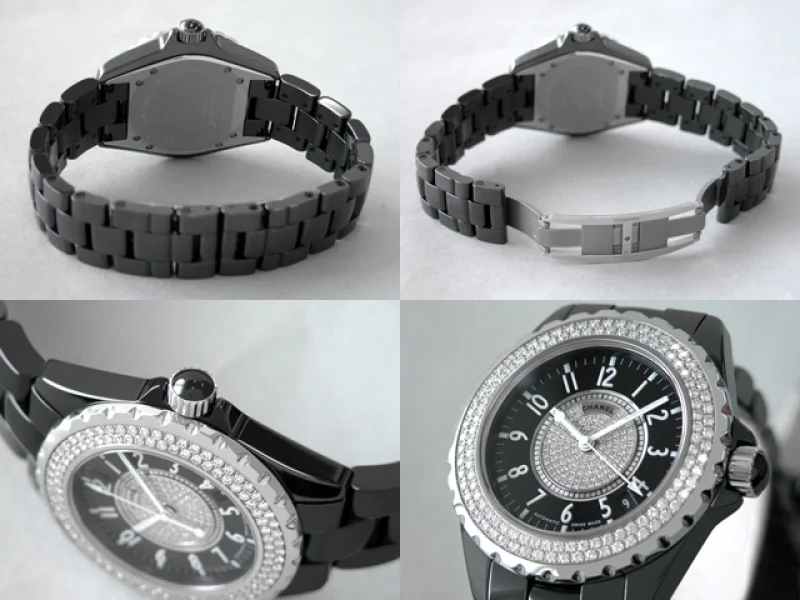 シャネル CHANEL時計 J12 38mm ブラックセラミック ベゼル?文字盤センターダイヤ ブラック/センターダイヤ H1709 シャネル CHANEL時計 J12 38mm ブラックセラミック ベゼル?文字盤センターダイヤ ブラック/センターダイヤ H1709