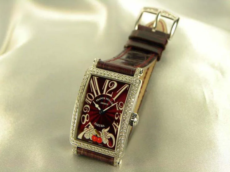 腕時計 コピー FRANCK MULLER フランクミュラー 激安 ロングアイランド サクラ ボルドー 902QZDSAKURA