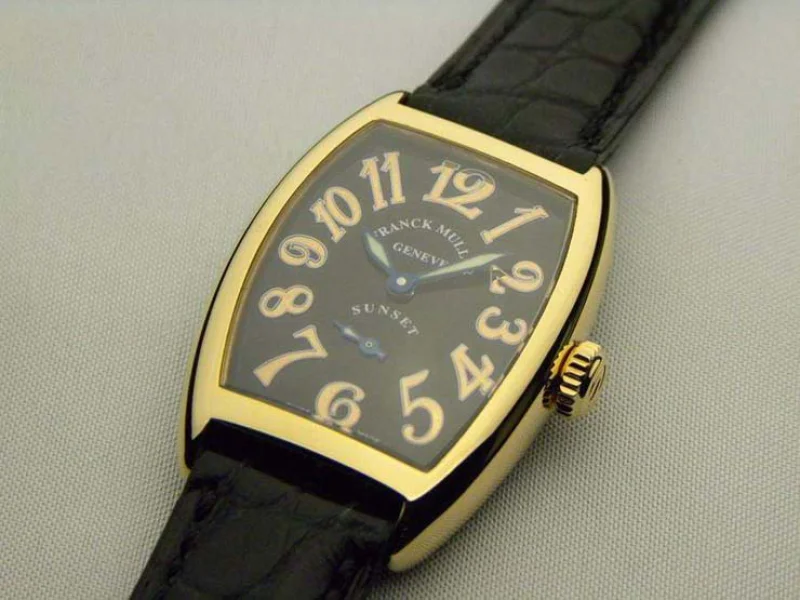 腕時計 コピー FRANCK MULLER フランクミュラー 激安 サンセット レディース ブラック 1752QZSUN