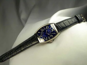 腕時計 コピー FRANCK MULLER フランクミュラー クレイジーアワーズ ブルーダイヤル 7851CH