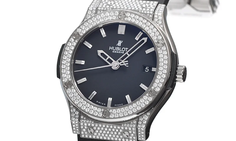 (HUBLOT)ウブロ コピークラシック フュージョン ゴールド ダイヤモンド 511.PX.1180.RX.1704 超高級時計