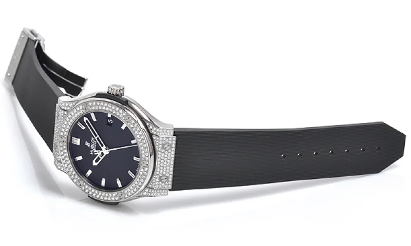 (HUBLOT)ウブロ コピークラシック フュージョン ゴールド ダイヤモンド 511.PX.1180.RX.1704 超高級時計