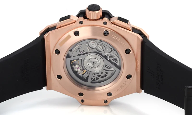 (HUBLOT)ウブロ コピー時計 キングパワー ウニコ キングゴールドカーボン 701.OQ.0180.RX