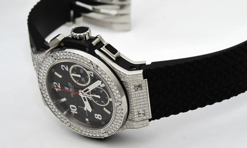 (HUBLOT)ウブロ ブランドコピー ビッグバン エボリューション スチールダイヤモンド 301.SX.1170.RX.1704 時計 人気