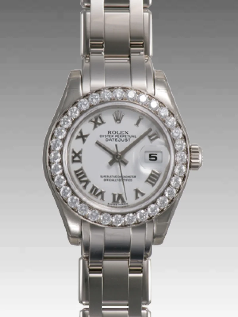 ホワイト ロレックスコピー時計(ROLEX) デイトジャスト 80299NG