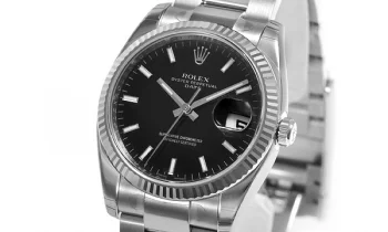 ロレックス(ROLEX) 時計 オイスターパーペチュアル デイト 115234 ブラック スーパーコピー