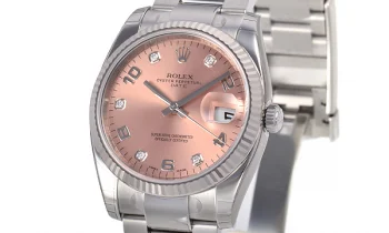 ロレックス(ROLEX) 時計 オイスターパーペチュアル デイト 115234G ピンク