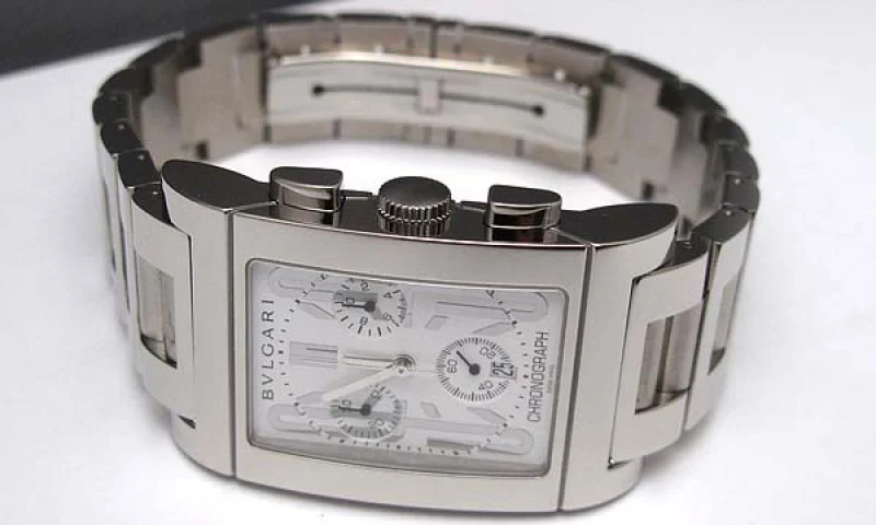 ブルガリ時計コピー Bvlgari 腕時計激安 レッタンゴロクロノ 新品メンズ RTC49WSSD