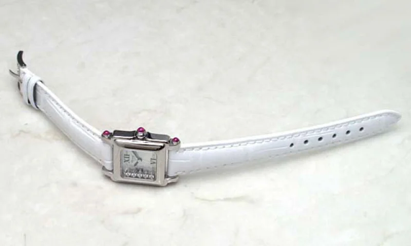 ショパール時計コピー CHOPARD クロコレザー ピンクシェル レディース 27/8892-42